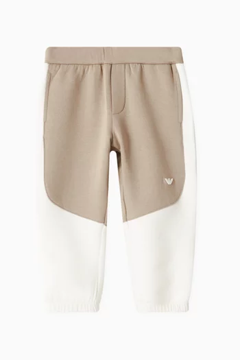 Colour-block Sweatpants in Cotton-blend