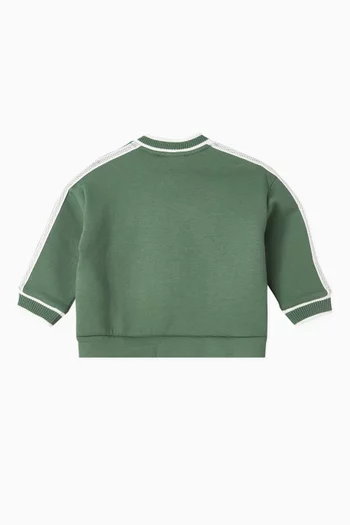 Zip-up Sweatshirt in Cotton-blend