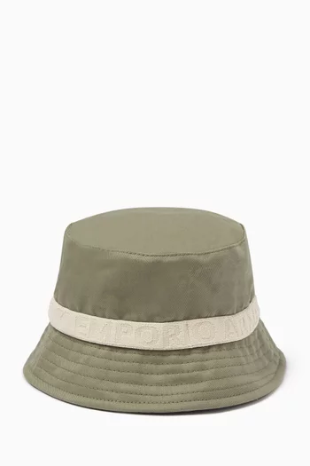 Logo Tape Bucket Hat