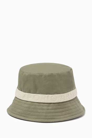 Logo Tape Bucket Hat