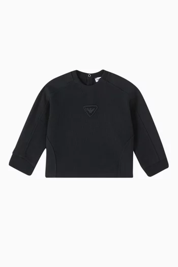 Logo Sweatshirt in Fleece