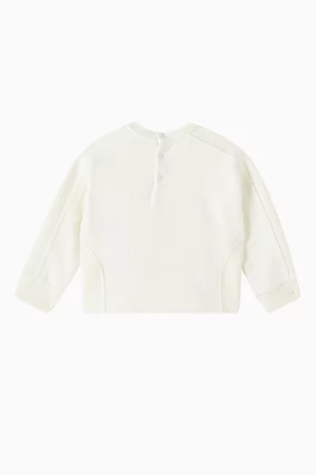 Logo Sweatshirt in Fleece