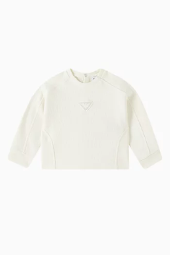 Logo Sweatshirt in Fleece