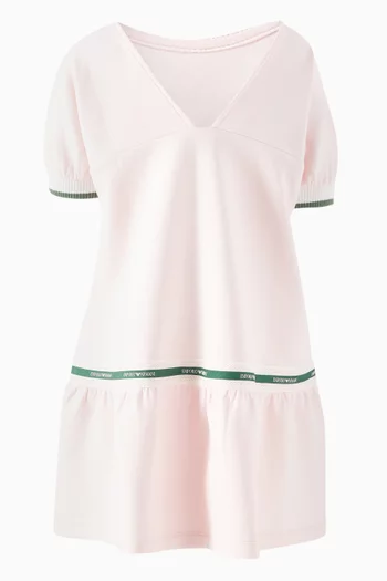 Text Logo Tape Dress