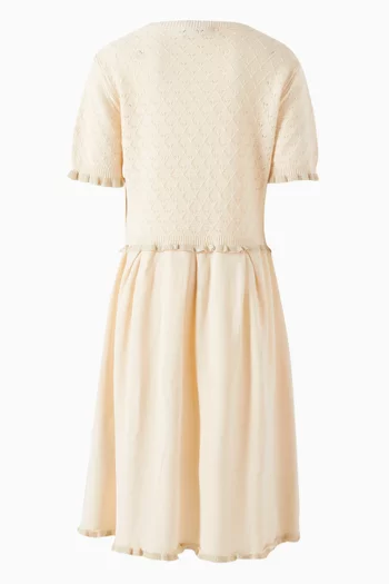 Ruffle Dress in Knit