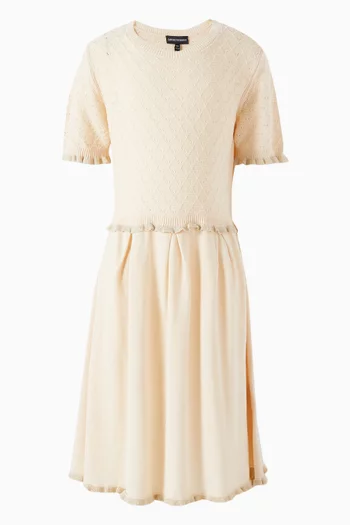 Ruffle Dress in Knit