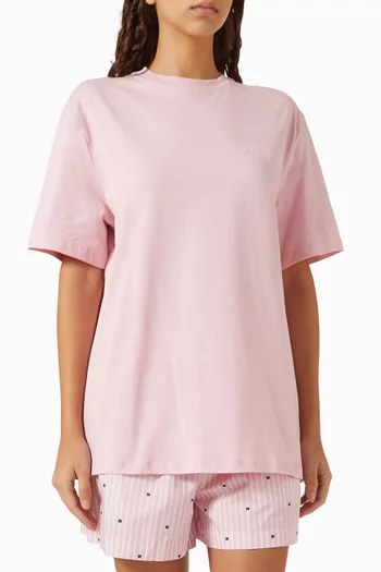 Tonal Logo T-shirt in Cotton-jersey