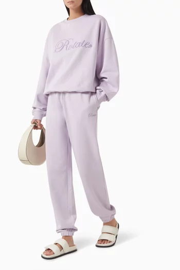 Logo Sweatpants in Cotton