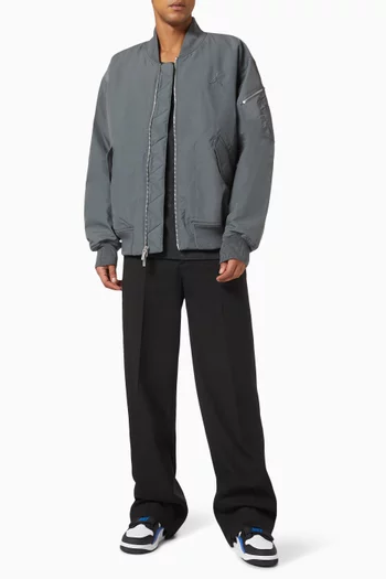 Renegade Bomber Jacket in Woven-fabric