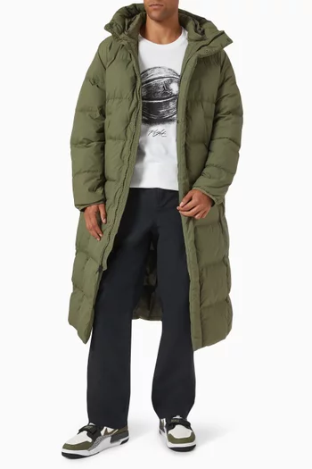 Flight Down Parka Jacket in Ripstop-fabric