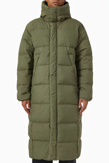 Flight Down Parka Jacket in Ripstop-fabric