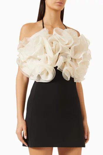 Aisha Ruffle Mini Dress