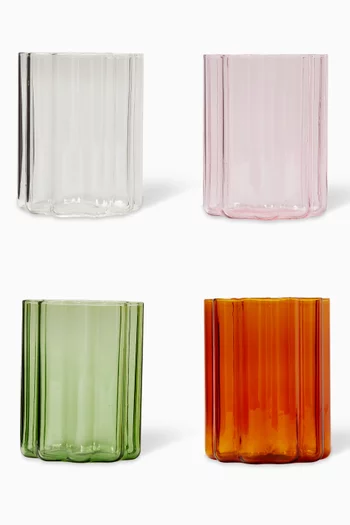 Wave Glass, Set of 4