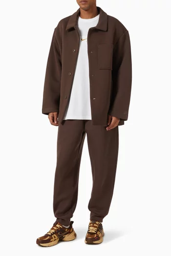 Tech Shacket in Fleece