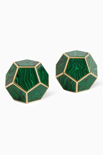 Pentagon Spice Jewels in 24kt Gold-plated Brass, Set of 2