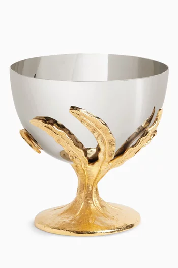Small Fern Bowl in Stainless Steel