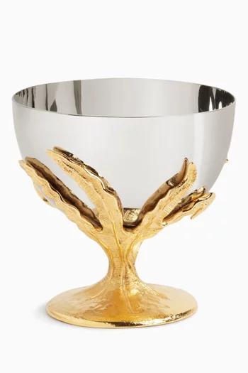 Small Fern Bowl in Stainless Steel