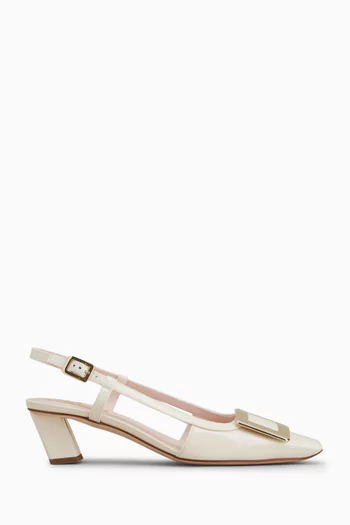 Belle Vivier 45 Slingback Pumps in Patent Leather