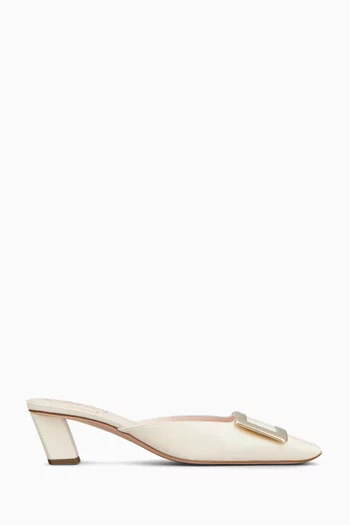 Belle Vivier Mules in Patent Leather