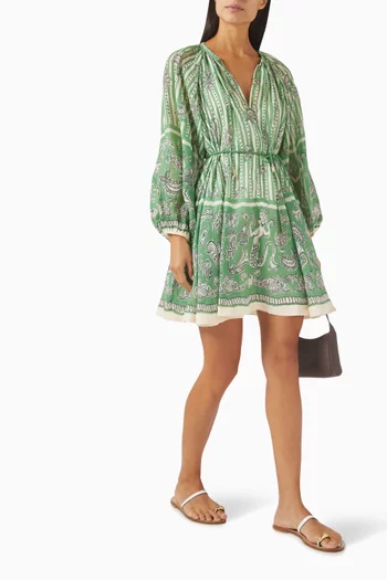 Lula Mini Dress in Ramie