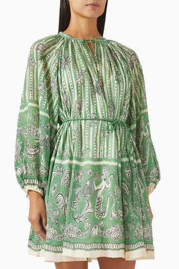 Lula Mini Dress in Ramie