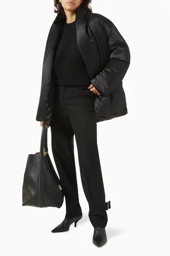 Puffer Jacket in Satin