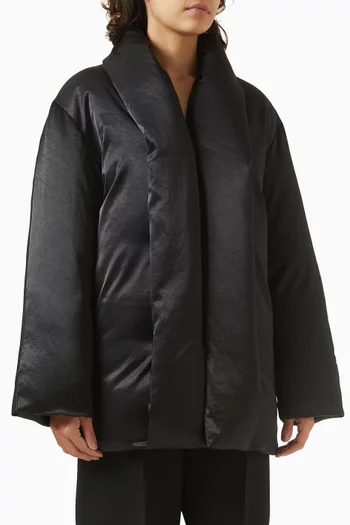 Puffer Jacket in Satin
