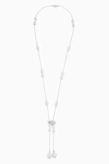 Hailey Long Necklace in Sterling Silver
