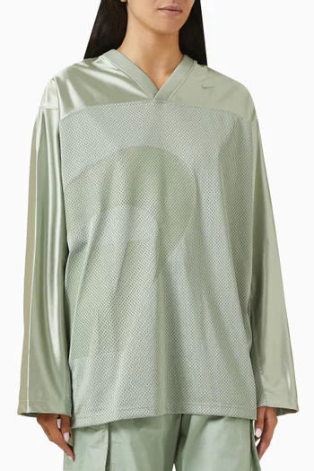 Oversized Top in Jersey