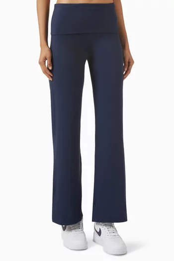 High-waisted Fold-Over Pants