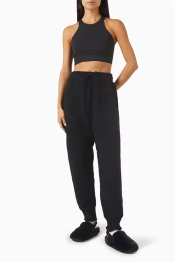 Phoenix High-waist Sweatpants in Boucle-knit