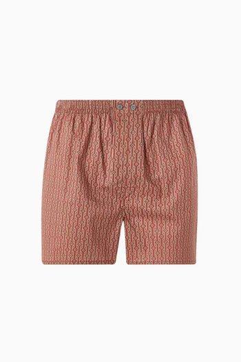 Nelson 103 Printed Boxers in Cotton