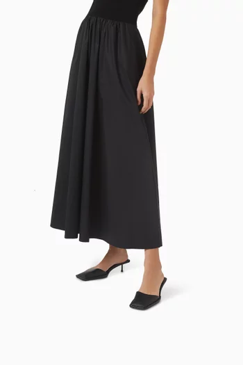 Square-toe 40 Mules in Leather