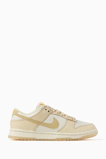 Dunk Low Sneakers in Leather