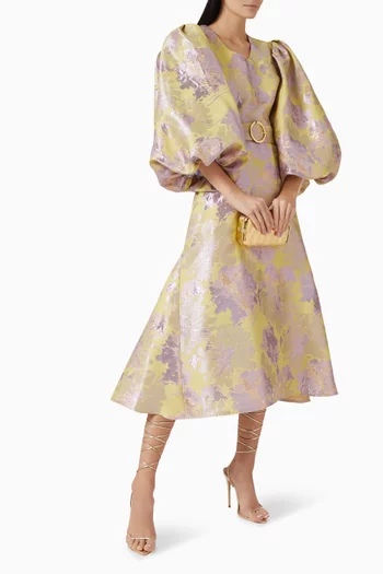 Floral Belted Dress