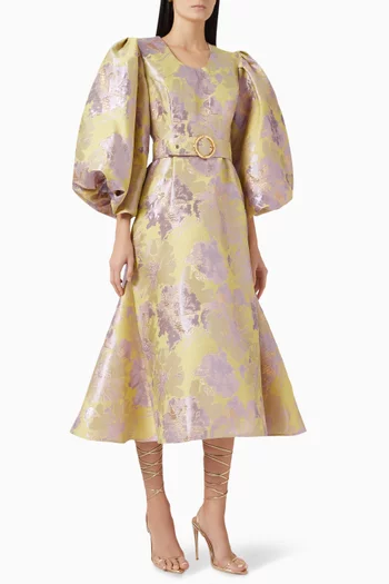 Floral Belted Dress