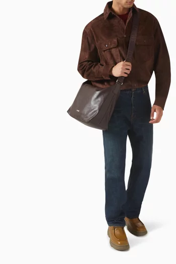 Cubi Crossbody Bag in Leather