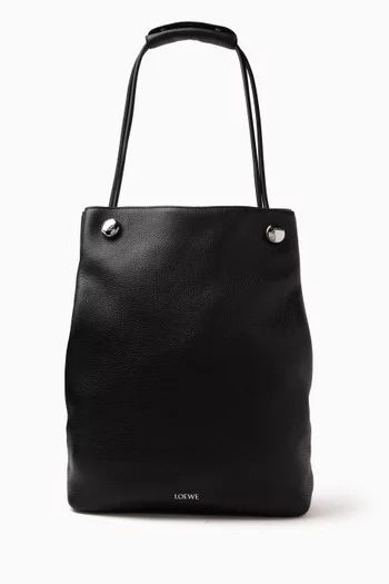 Pebble Hobo Bag in Leather