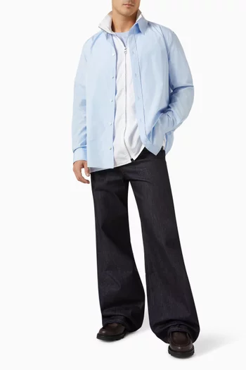 Hybrid Logo Shirt in Cotton