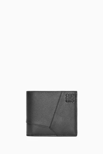 Puzzle Edge Bifold Wallet in Classic Calfskin