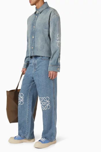 Anagram Overshirt in Denim