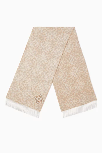 Anagram Scarf in Wool-cashmere