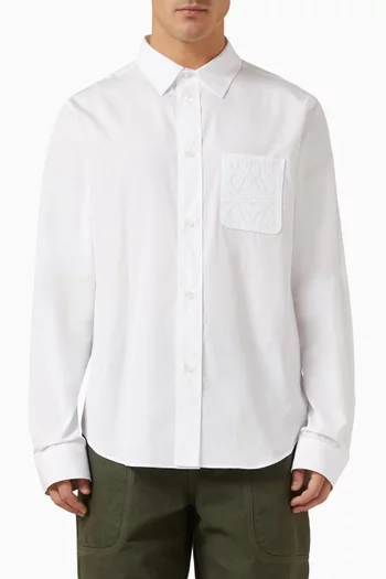 Logo Pocket Shirt in Cotton