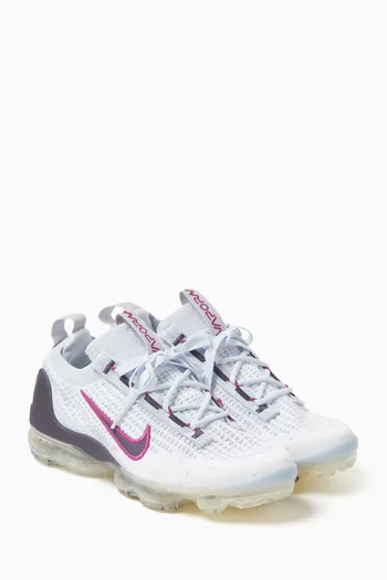 Buy Nike White Air VaporMax 2021 FK Sneakers For Boys Online Ounass Oman