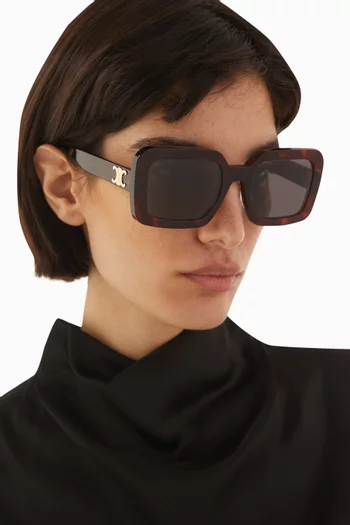 Triomphe Butterfly Sunglasses in Acetate