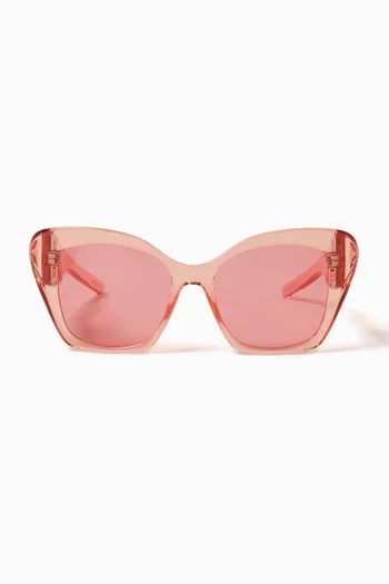4G Cat-eye Sunglasses in Acetate