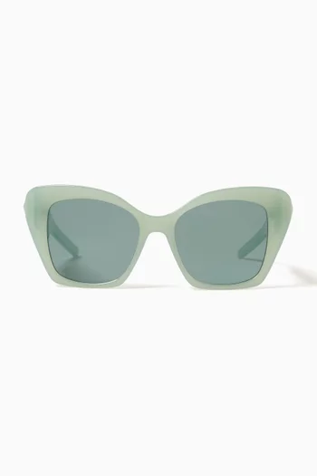 4G Cat-eye Sunglasses in Acetate