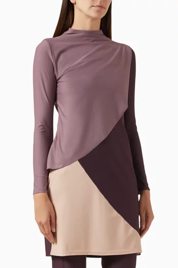 Cape Swim Dress