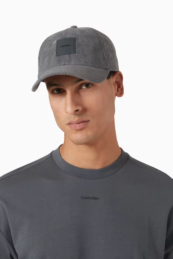 Logo Patch Cap in Corduroy