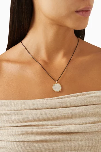 Sak Gafla 5 Fils Pendant Necklace in 18kt Gold